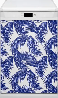 Produktbild von Dekorative Magnetmatte Küche Geschirrspüle 45x80 cm Magnet für Spülmaschine - Granatapfelblatt