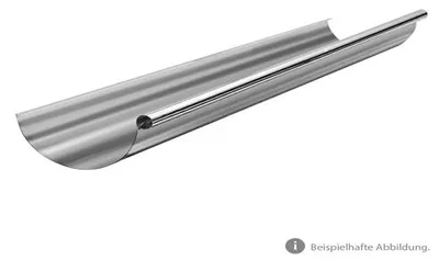 Produktbild von verzinkte Dachrinne 2 m lang Zambelli 7 Tlg Nenngröße 285 mm