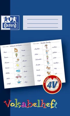 Obrázek produktu pro Oxford 100057955 Learning Systems Vocabulary book LIN4V A4 16 listů 4V (3 sloupce k vybarvení)(S)
