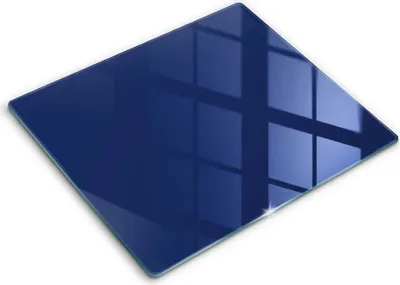 Produktbild von Abdeckung Glas - Küchenabdeckung - 60x52 cm - Abdeckplatte -Blaue Farbe