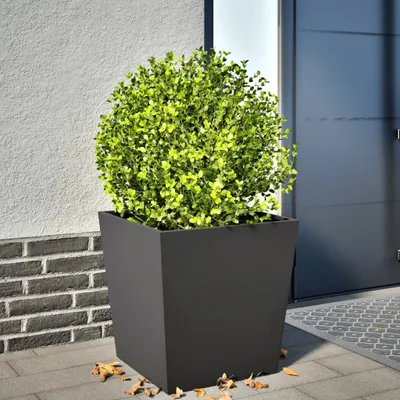 Obrázok produktu pre Maison Exclusive - Kvetináč čierny 50x50x50 cm oceľ
