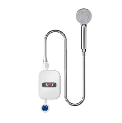 Obrázek produktu pro Okamžitý elektrický ohřívač vody 220V, 3500W bojler s LCD displejem, nastavitelná teplota 30–60°C, vodotěsný a nepropustný IPX4, EU
