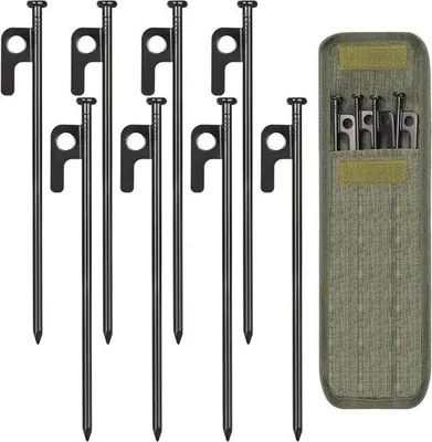 Produktbild von Famanu Zeltstangen und Zeltheringe Set - 8/16/32 Pack für Camping