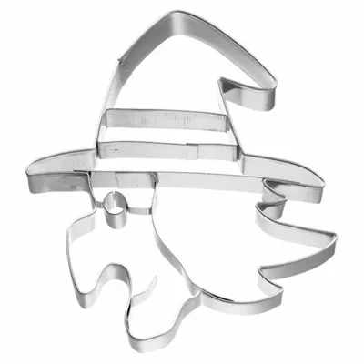 Produktbild von Birkmann Ausstechform Hexengesicht Seitlich, Ausstecher, Plätzchenform, Keks, Plätzchen, Edelstahl, 8 cm, 195271