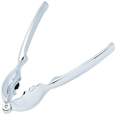 Nussknacker aus Zamak und Edelstahl, 4,5 x 3,7 x 18,7 cm