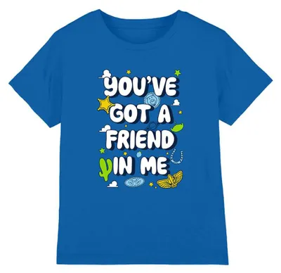 Immagine prodotto di Maglietta Toy Story - "You've Got A Friend In Me" per bambini TV33687 (104) (blu reale)