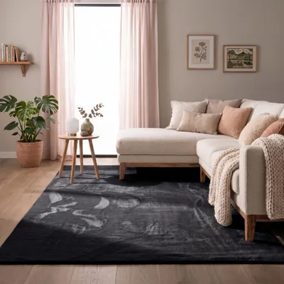 Zdjęcie produktu dla Volero - Miękki dywan z krótkim włosiem - Cozy Czarny - 230x320 cm