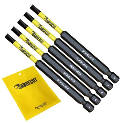 Productafbeelding van 5pcs 89mm SL4 Magnetische Impact Schroefbits met Opbergetui