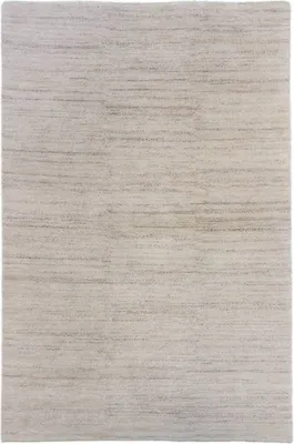 Produktbild von Teppich KHANGRI UNI | Handgeknüpft | Farbe: Beige; Größe: 250 x 300 cm | strapazierfähig und leicht zu reinigen | Wohnzimmer | Schlafzimmer