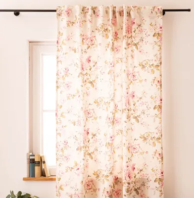 Produktbild von Vorhang Smok-Schlaufenband Classic Painted Rose 245cm SCHÖNER LEBEN.