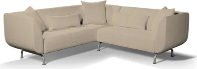 Produktbild von Dekoria Bezug für Strömstad 3+2-Sitzer Sofa, beige, Bezug für Stromstad 3+2-sitzer