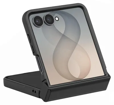 Produktbild von Avizar, Hülle für Samsung Galaxy Z Flip 8 Soft Touch mit Scharnierschutz, Schwarz