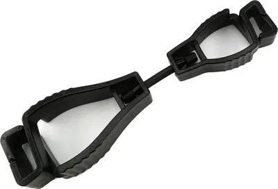 Image de Pince à gants en plastique, antidérapante, mains libres, multifonctionnelle, portable, réutilisable, noire