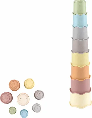 Zdjęcie produktu dla Wieża do układania kubków 40,8 cm fale 8 szt