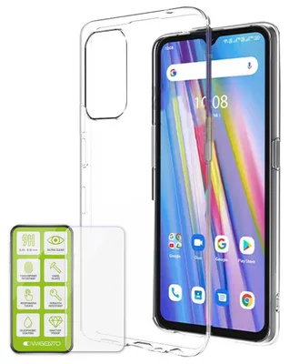 Obrázek produktu pro Pro Umidigi Power 5 Silicone TPU Sleeve Transparent + H9 Glass Pouzdra na telefony