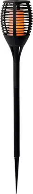 Zdjęcie produktu dla Solarna lampa ogrodowa Grundig - 72 diody LED - efekt płomienia - Ø12cm x 77cm wysokości