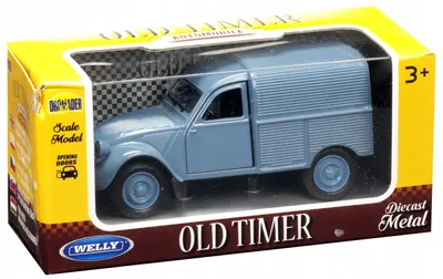 Image de Welly Metallauto Citroën 2CV, modèle fourgonnette avec portes