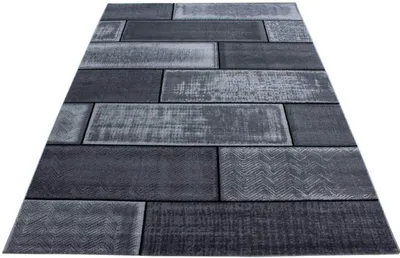 Produktbild von Ayyildiz Hali PLUS803008007BLACK, Teppich, Polypropylen (PP), Schwarz, Rechteck, 800 mm, 3000 mm
