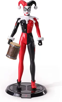 Produktbild von DC Comics Harley Quinn Jester Comic Bendyfig