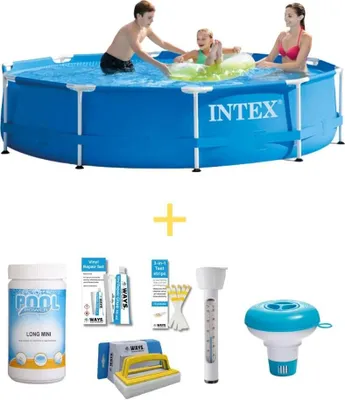 Produktbild von Intex Metal Frame Pool - 305 x 76 cm - WAYS Wartungspaket