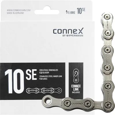 Zdjęcie produktu dla Łańcuch Connex 10sE 10-biegowy E-25 132 ogniwa srebrny