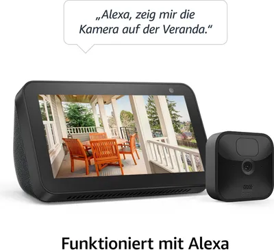 Produktbild von Blink B086DKRWCH, IP-Sicherheitskamera, Draußen, Kabellos, Zimmerdecke, Schwarz, Cube