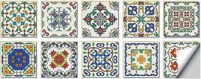 Immagine prodotto di "Foglietti di carta da parati in PVC, 15 x 15 cm, idrorepellenti e lucidi, ideali per decorare le pareti di soggiorno, sala da pranzo e bagno"