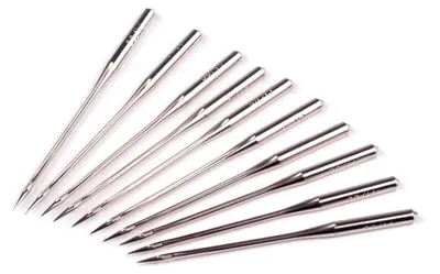 Produktbild von 10 Standard Nähmaschinennadeln Flachkolben 130R/705H, Nr. 90