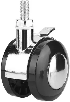 Produktbild von Schwenkrollen 2 Zoll - Set mit 4 Schwenkrollen - Schwenkrollen mit Bremse - Schwenkrollen mit Gewinde - Ersatzschwenkrollen - 360° Drehung, Tragfähigkeit 60 lbs / 30 kg - Möbelrollen
