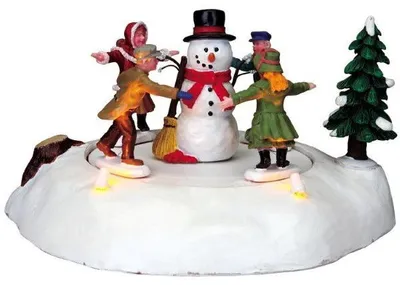 Productafbeelding van Kerstfiguur The merry snowman LEMAX