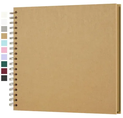 Produktbild von Omgoods – DIY Fotoalbum/Scrapbook mit 40 Seiten für Erinnerungen
