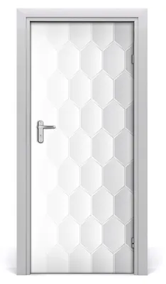 Produktbild von Tulup Türaufkleber 85x205 cm Dekorative Aufkleber Selbstklebend Wasserdichte Tapete Abnehmbar Schlafzimmer Wohnzimmer Wohnkultur - geometrischer Hintergrund