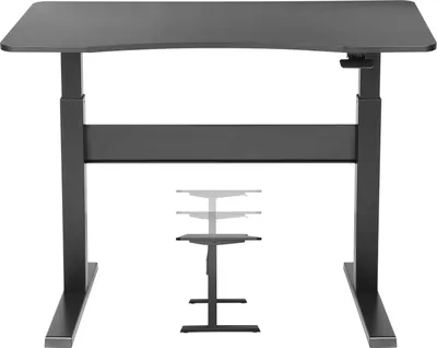 Produktbild von Schreibtisch-Sitzständer - Laptop-Computertisch - höhenverstellbar - 120 x 67,5 cm