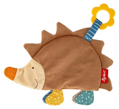 Immagine prodotto di sigikid Knistertuch Igel Yellow, Knistergreifling, Greifling, Greifspielzeug, Polyester, Braun, 43094