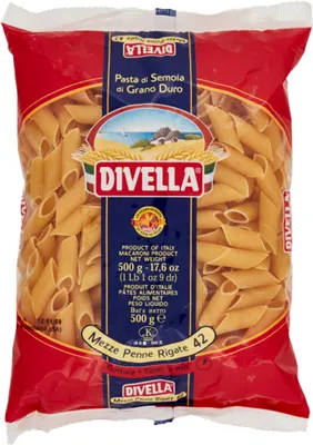 Zdjęcie produktu dla Włoski makaron Mezze Penne Rigate nr. 42 - Divella