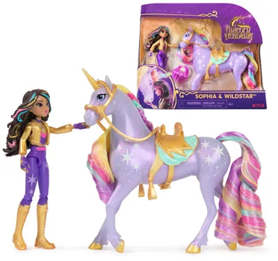 Produktbild von Spielzeugfigurenset mit Puppe und Einhorn