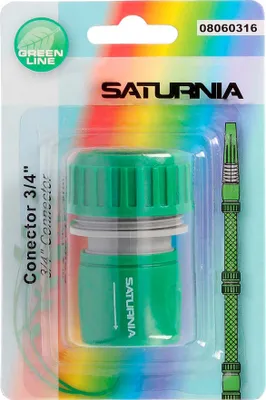 Produktbild von Saturnia 8060316 Kunststoff-Schlauchverbinder 3/4 Blister
