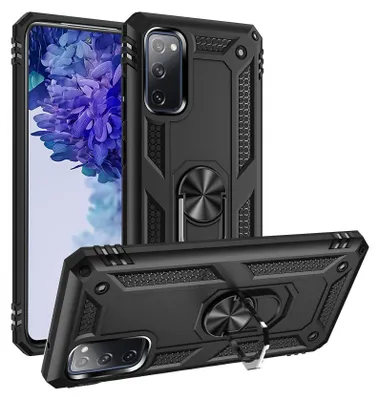 Obrázok produktu pre Armor Shield puzdro na mobilný telefón pre Samsung Galaxy S20 FE cover Ultra Hybrid Case kryt na mobilný telefón, čierny