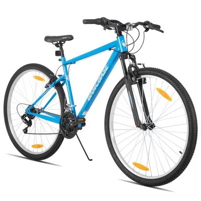 Produktbild von HILAND Mountainbike 29 Zoll Herren Studenten fahrräder, Gelände Pendlerfahrräder Mit 18 Gang, Doppel-V-Bremsen, stoßdämpfender Federgabel, Blau