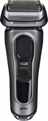 Produktbild von Braun Series 9 Pro+ 9565cc Wet & Dry, Folienschaber, Metallisch, Akku, Lithium-Ion (Li-Ion), 60 min, Box