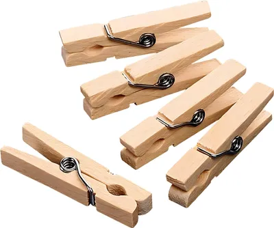 Produktbild von KNORR PRANDELL 218735567 Holzklammer Mini 45 x 7 mm Buche natur