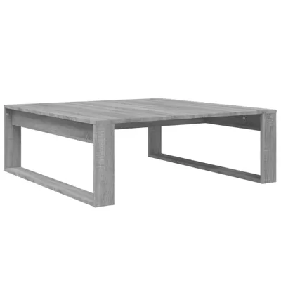 Zdjęcie produktu dla vidaXL Stolik kawowy szary Sonoma 100x100x35 cm materiał drewnopochodny