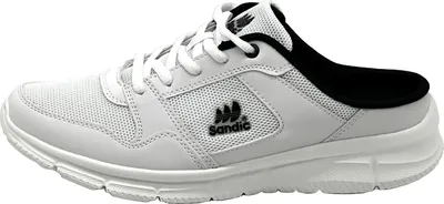 Produktbild von Nowaland Damen Herren Pantoletten Sandalette Slipper Sabots Sneaker ,Weiß/Schwarz,40