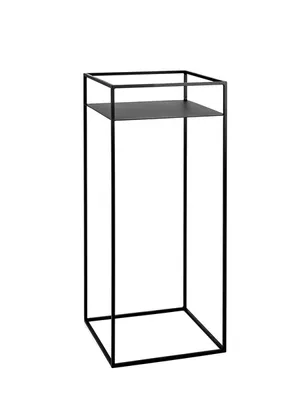 Produktbild von Serax Pflanzentisch-Pflanzenregal Metall Schwarz D 39 cm x L 39 cm x H 90 cm
