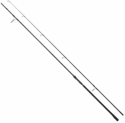 A fishing rod on a white background.