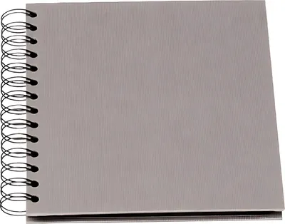 Produktbild von Rössler 1329452495, Graubraun, Spiralbindung, Schwarz, 210 mm, 195 mm, 2,8 cm