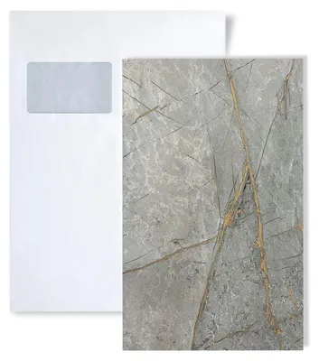 Productafbeelding van 1 PROEFMONSTER WallFace S-25894 DIN A5 | Wandpaneel STAAL LIMESTONE Grey Nature