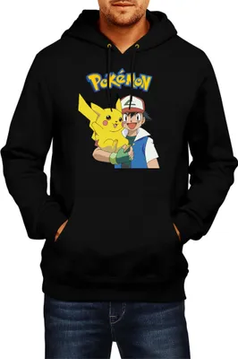 Produktbild von Herren Kapuzenpullover Japan Manga Anime Comics Pokemon 013, Man M / Schwarz