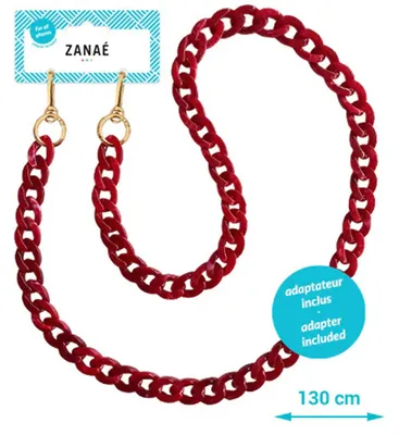 Immagine prodotto di Catena universale per cinturino - Colore: rosso corallo
