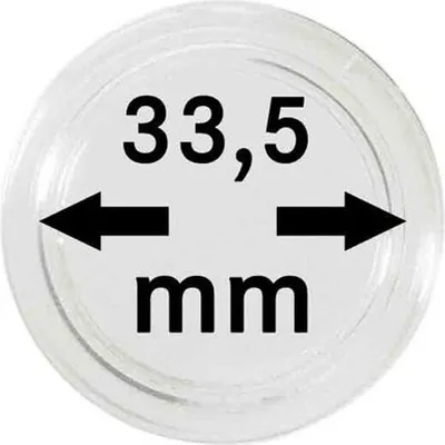 Produktbild von Lindner 2250335P Münzkapseln 33,5 mm-10er Pack